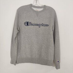 Champion Men's Authentic Athletic Sweatshirt Size S Gray Cotton Blend Activewear